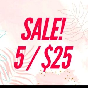 Shorts, tops, pants etc